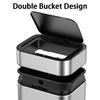 Automatic Sensor Trash Can Large Capacity Smart Trash Cans Stainless Steel Wastebin Toilet Dump with Sensor Bathroom Supplies