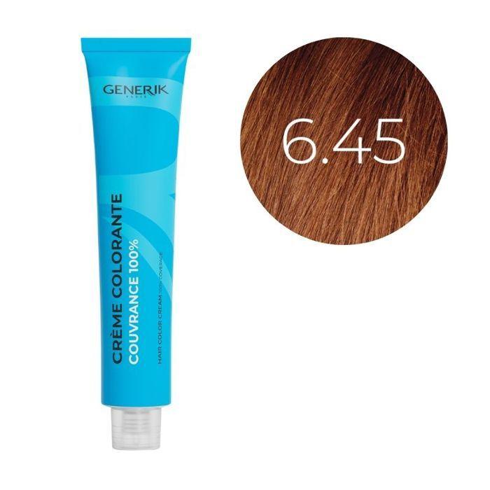 Generik Crème Colorante n°6.45 Blond Foncé Cuivré Acajou