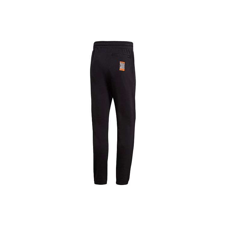 Adidas Originals Adv Logo Sp Logo Print Casual Cuffed Sport Trousers Men Bottoms Black GD5986