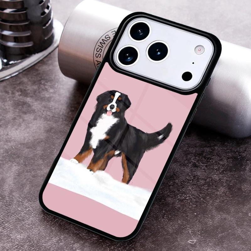 

Bernese Mountain Dog Phone Case For iPhone 17 16 15 14 13 12 11 Pro Max Plus 17Air Soft Silicone Cover iPhone 14 Pro