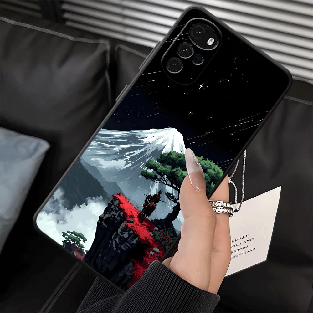 Phone Cover Case for Motorola Moto G52 G60s G32 G50 G51 G73 G71 G53 G30 Edge 20 Pro 30 Lite G22 Edge40 Creative Mountain Peak