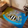 Tappeto in Velluto di Cristallo con Stampa di Calcio del Newcastle United, Comodo Assorbente d'Acqua Antiscivolo Tappeto per Pavimento Interno