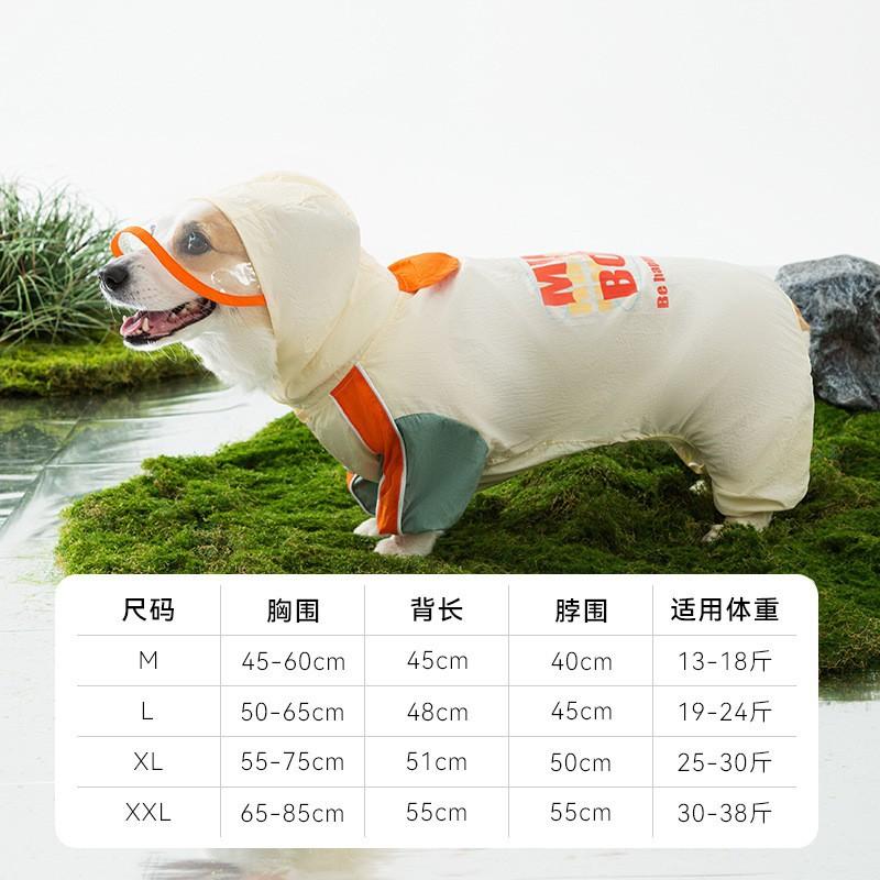 Nowy płaszcz przeciwdeszczowy dla psa rasy corgi, małe i średnie psy mogą go nosić o każdej porze roku, wodoodporne, wiatroodporne i wilgocioodporne ubranie na wyjścia