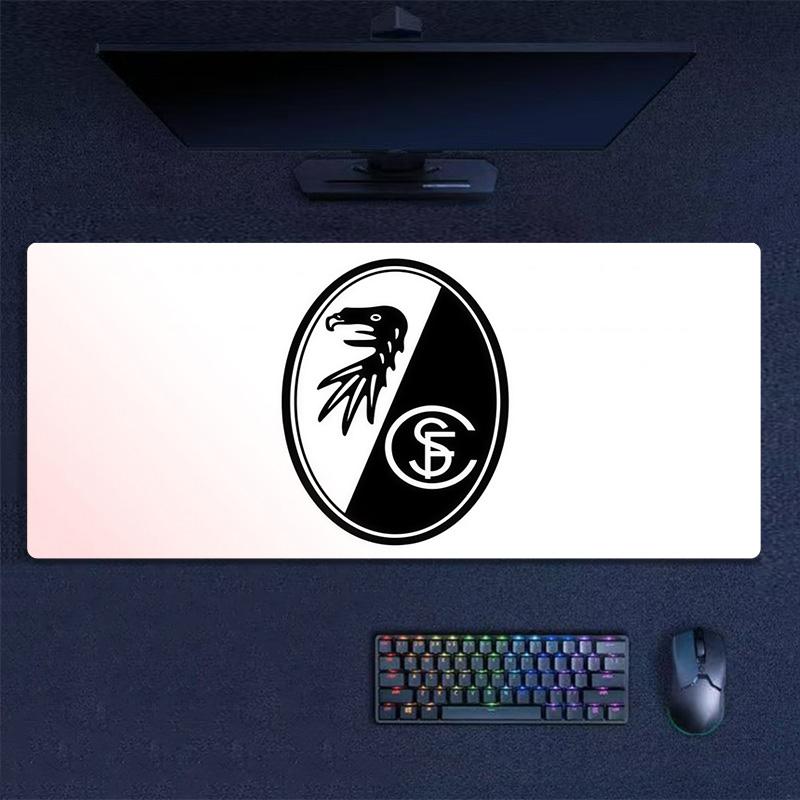 SC Freiburg Print Cushion Non-slip Laptop Tablet Big Mousepad XXL Mat Mini PC Playmat With Lock edge