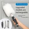 Electric Spin Duster with Bendable Feather Brush, 180-Degree Rotation for Cross-Border Cleaning