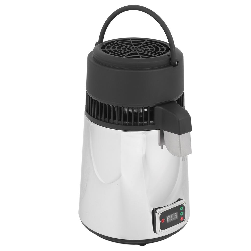 750W Water Distiller 4L Countertop Distiller Machine Stainless Steel Distilled Water Maker with