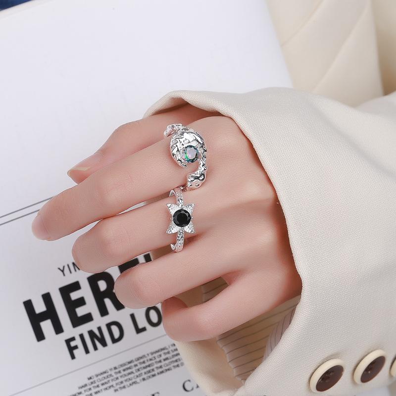 Lindon Klassisk Kopparlegering Zirkon Ring Dam Smycken Bröllopslöfte Festpresent