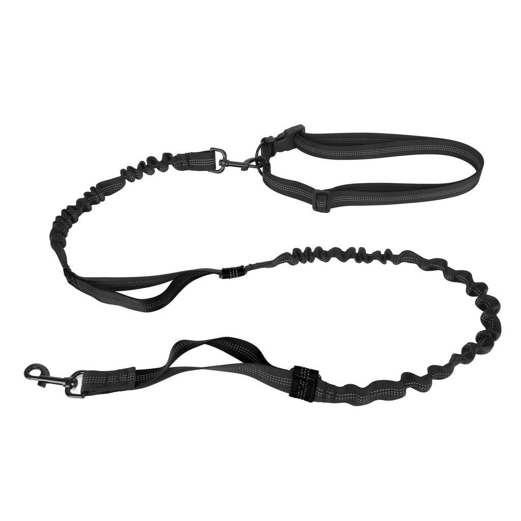 Heavy Duty Bungee Dog Leash Shock Absorbing Elastic Dog Leash Rope with 2 Padded Handles for Large
