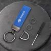 GQUL6 For Toyota Tacoma Tundra 4Runner TRD Highlande Rav4 C-HR Carbon Fiber Leather Car Keychain Metal Keyring Key Chain Pendant Gifts