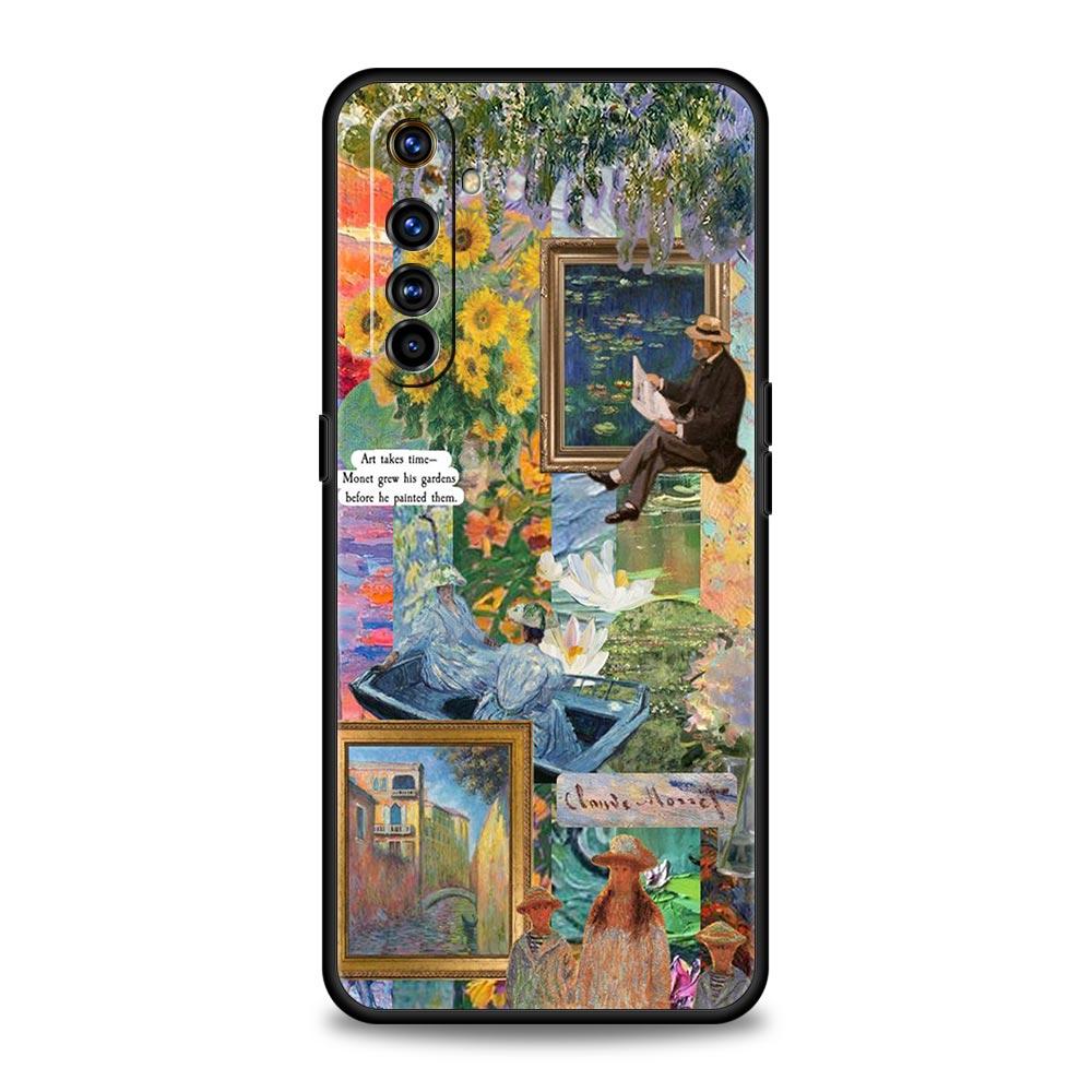 Phone Case For Realme 12 11 10 9 8 5G 7 6 GT5 GT3 GT2 Pro Plus C21 C11 C25 C35 GT Neo 2 3 3T 5 Cover Starry Sky Van Gogh Art