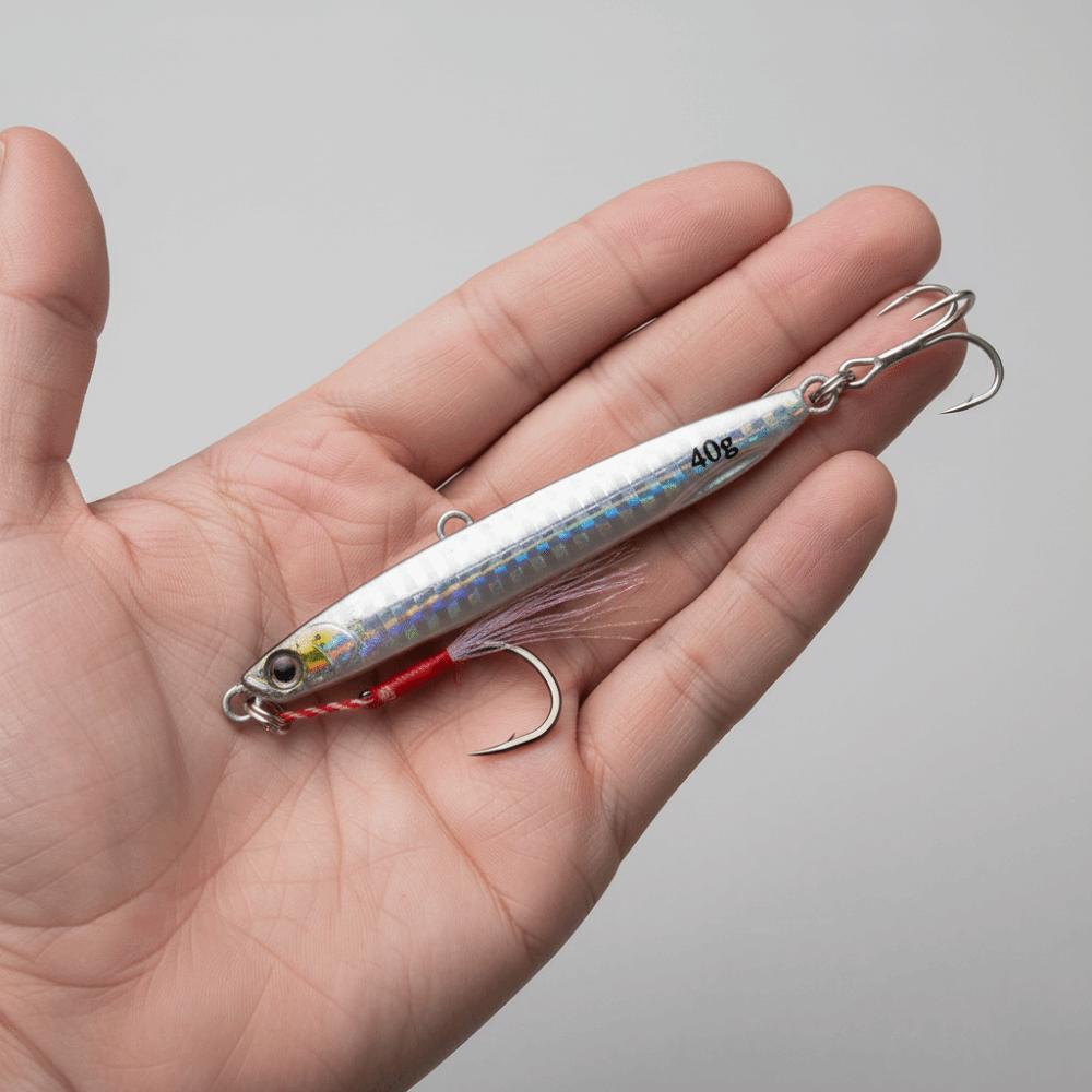 5pcs/box 40g Artificial Fishing Bait Set Crank Hook Fishing Lures Kit Fishing Accessories