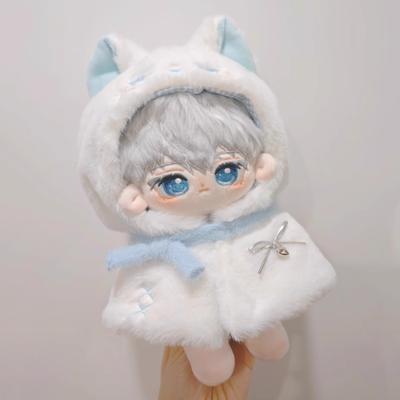 Plush Cloak 10cm Cotton Doll Clothes Suit Cute 20cm Doll Clothes Outfit Dress Up Blue Doll Clothes Set 10/20cm Cotton Doll