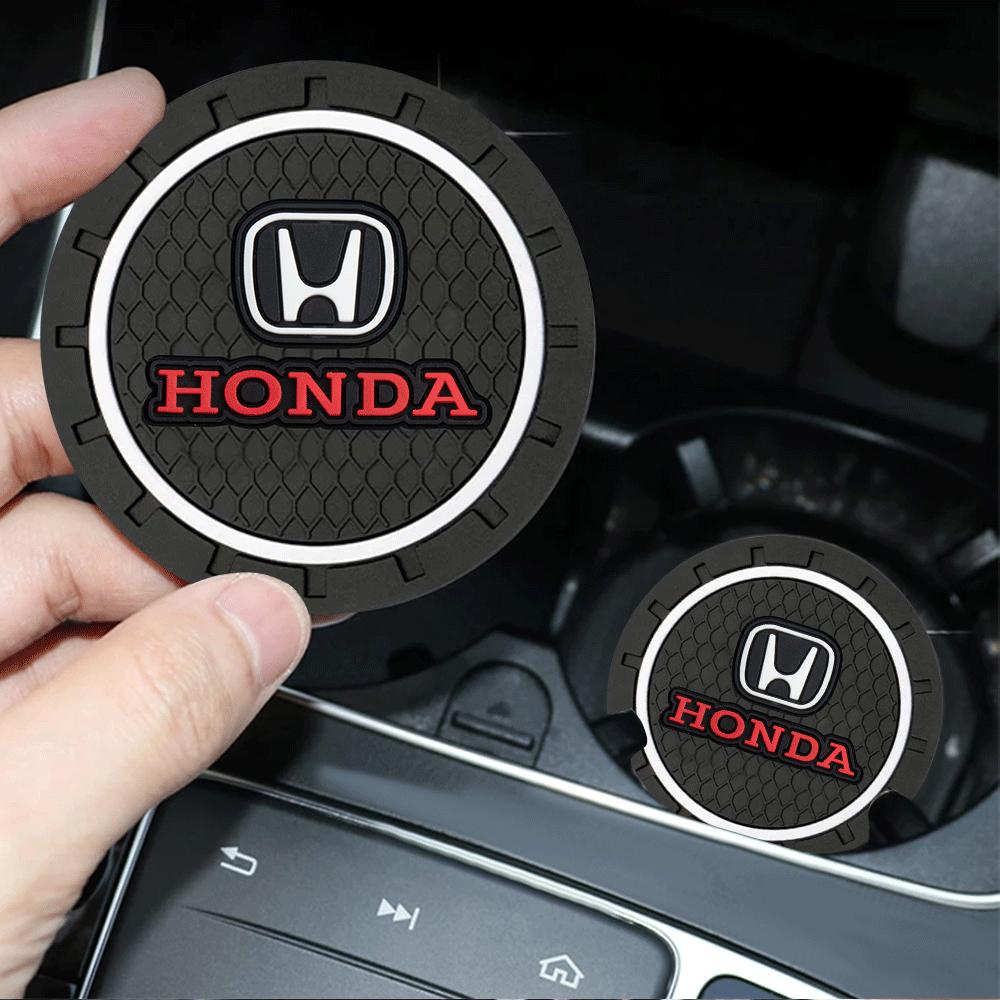 For Honda PVC Cup Holder Anti Slip Mat Civic Accord CRV HRV Fit Odyssey EC5