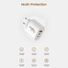 Usb C Charger 40W Fast Charging Charger 3Ports Type C Mobile Phone Charger Pd Power Adapter For Samsung Xiaomi Iphone Qc3.0