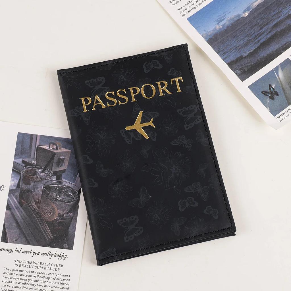 New Travel Passport Holder Cover Case for Women Men PU Leather Card Ticket Passport Covers Holder Protective Accessories