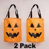 Halloween Farbige Leuchtende Handtaschen, Süßigkeiten Greifende Handtaschen, Feiertagsparty-Zubehör, Halloween-Requisiten, Kürbistaschen, Süßigkeitstüten