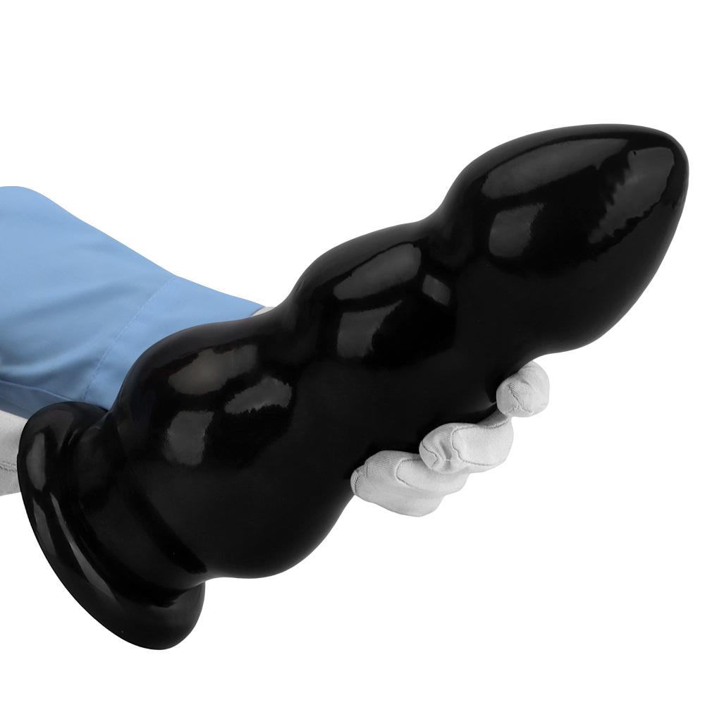 PVC Black Dildo Simulated Penis Butt Plug Fisting Sex Toy Strap On Cock Big Dick Realistic Cock BDSM