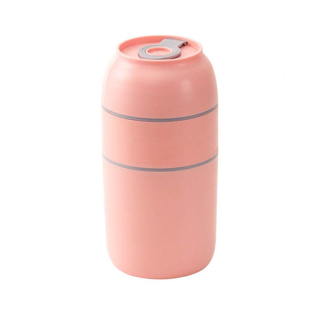 304 Stainless Steel Thermal Lunch Box Spoon with Lid Insulation Bucket Warmer Soup Cup  Students