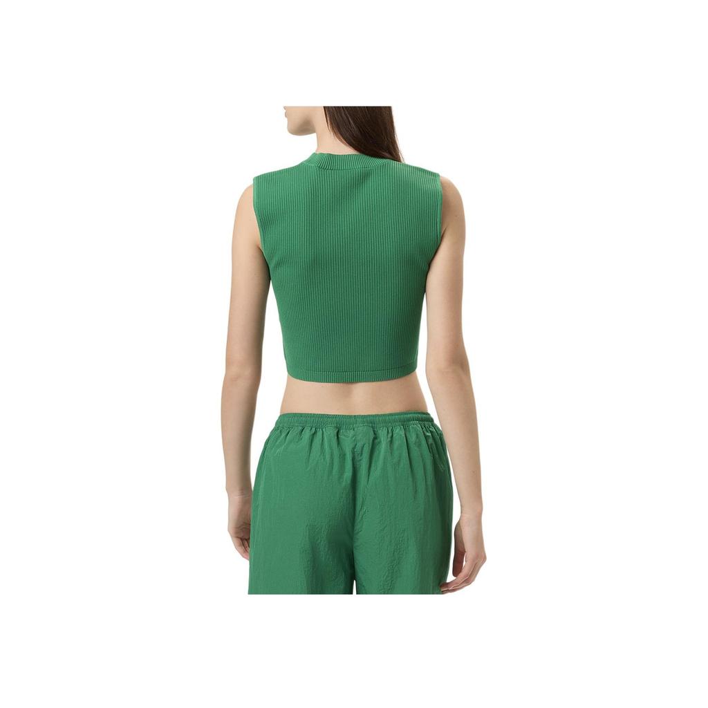 FILA X Hailey Collaboration Simple Versatile Comfortable College Style Tennis Vest Women tops Green A71W523102F-GN