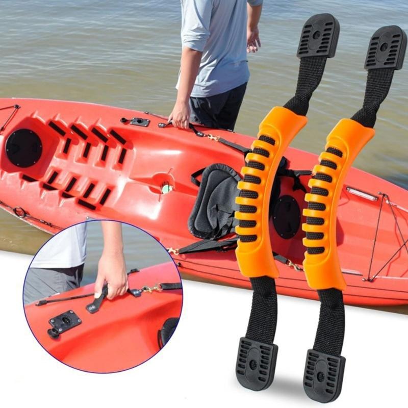 Kayak Carrying Handle Set Webbing Moulded Kayak Handle Replacements Set Side Mount Kayak Carry Handle Grab Kayak Handle