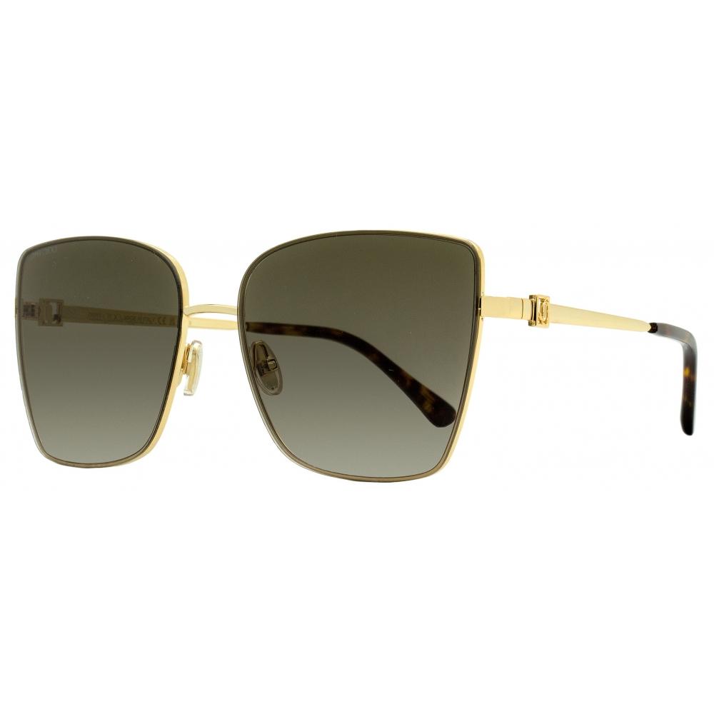 

Jimmy Choo Women s Butterfly Sunglasses Vella 06JHA Gold Havana 59mm 06jha