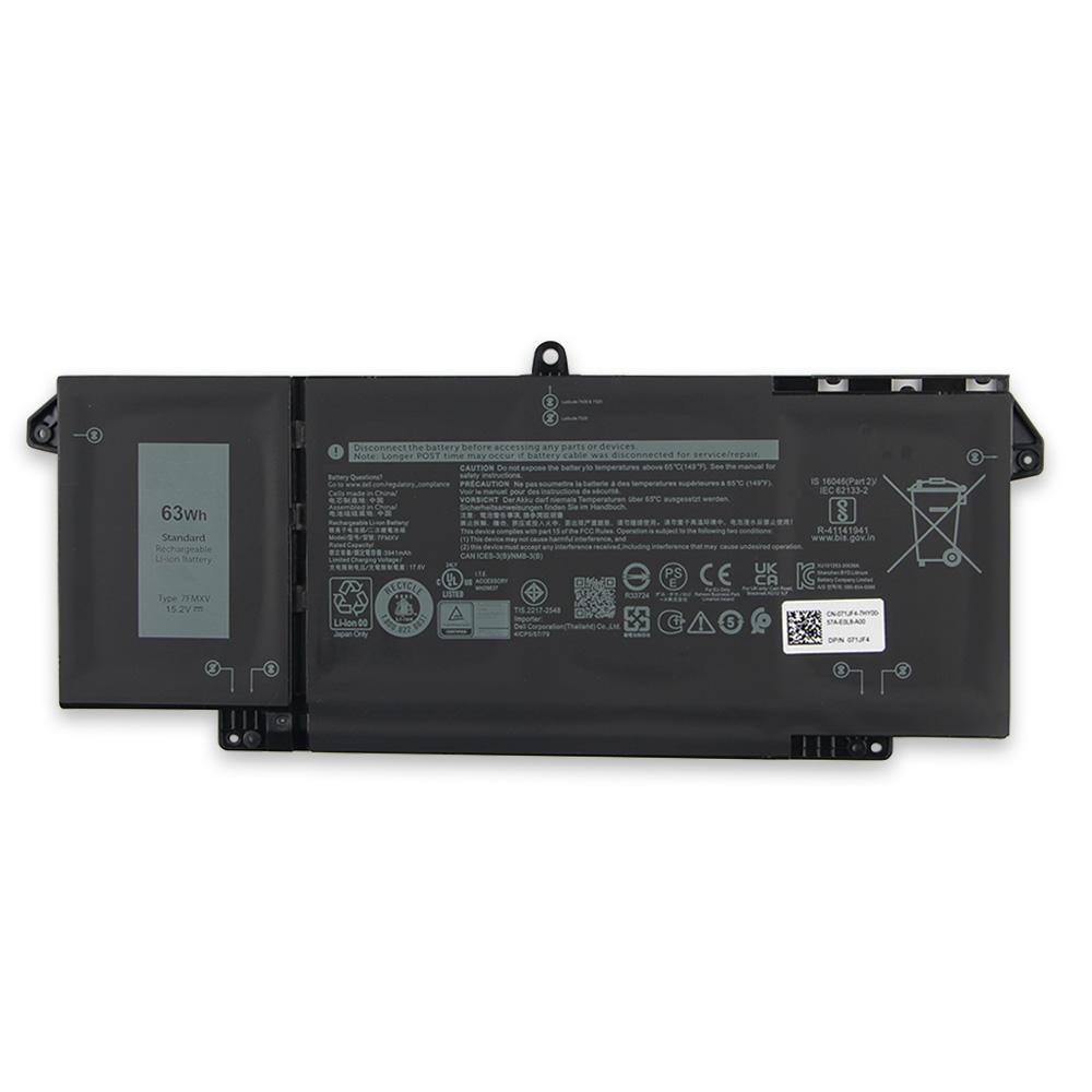 Bateria de Substituição 7FMXV Para DELL Latitude 5320 7320 7420 7520 3941mAh