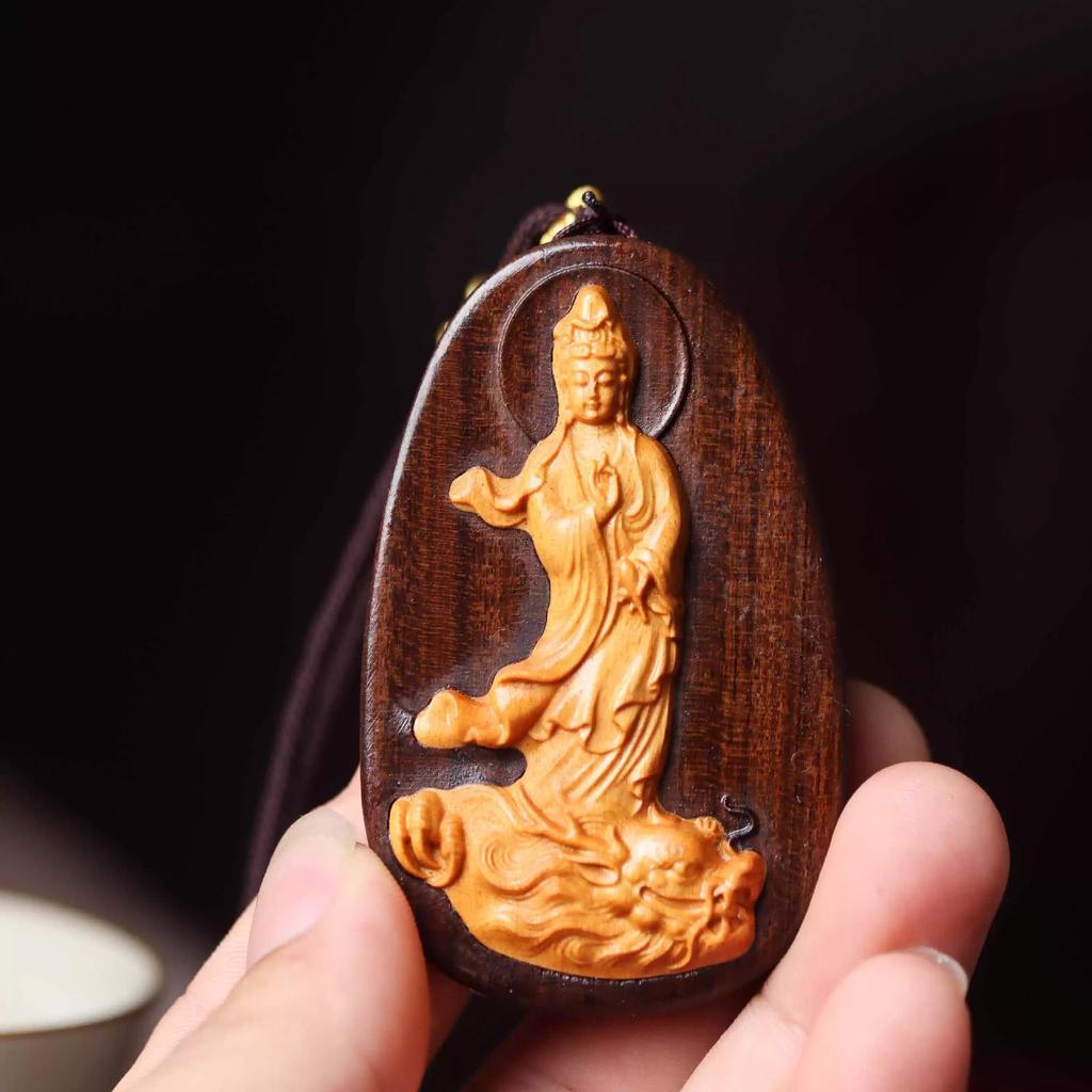 Chengui Zhao Gongming Martial God of Wealth Pendant Necklace – Five Ways God of Wealth Design for Men and Women