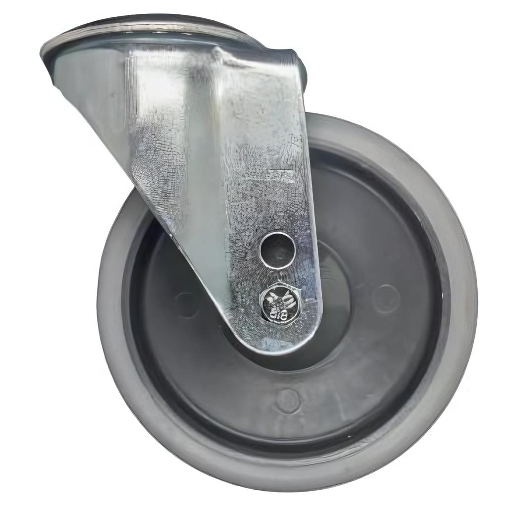 Swivel wheel, trolley set, 125mm, 110kg, JPPE 1255 Ecoforma