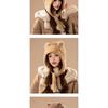 Women S Winter Warm Knitted Hat Cute Ear Flap Cycling Windproof Beanie