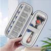 Male Shaver Storage Box Waterproof EVA Razor Travel Case Mesh Pocket Shaver Bag Protective Case Shaver Zipper Travel Box