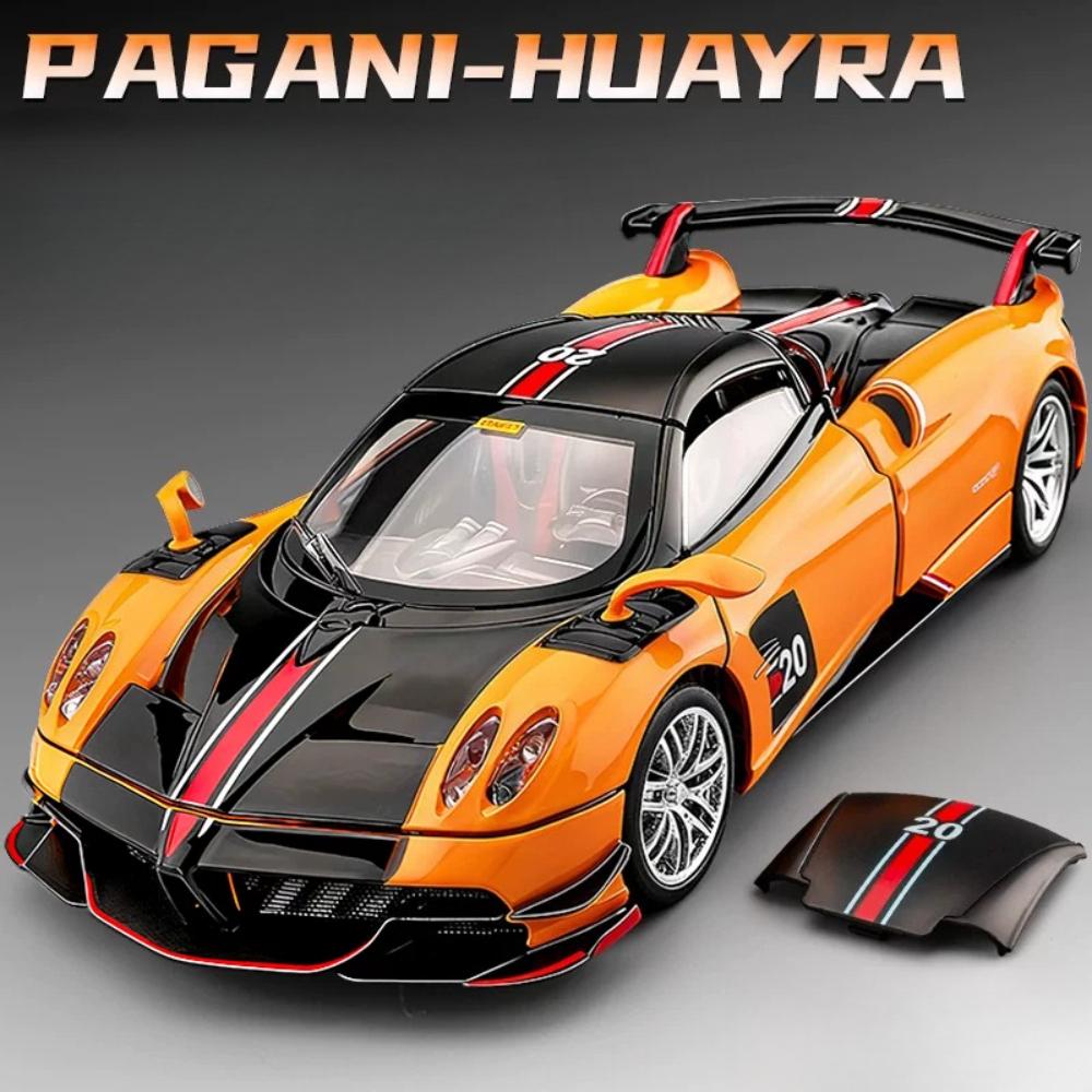 1:Maßstab 32 Pagani Huayra BC Zonda R Modellautos Spielzeug Legierung Druckguss Fahrzeug Rückzieher Miniatur Supersportwagen Modell Hobby Ornamente