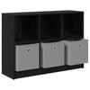 Sideboard in Black Oak Look 88.5 x 27.5 x 63.5 cm