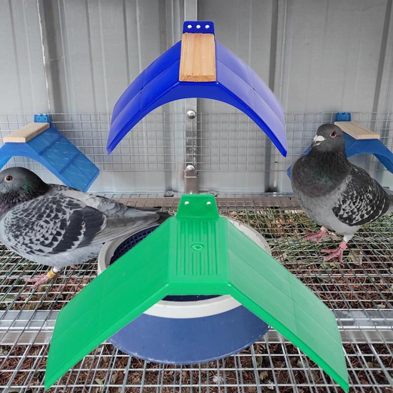 20pcs Pigeon Rest Stand Parrots Perches Frame Dove Dwelling Birds Perches Roost Poultry Plastic Rest Supplies Accessoires