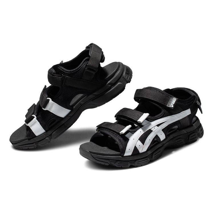 Asics Kahana Sd 2 Comfortable Casual Beach Sandals Unisex Sandals Black White 1203A231-002
