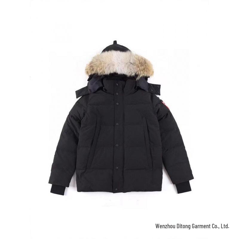 Men's Canadian Wyndhaw Down Parka with Wolf Fur Collar - 29 Styles Available