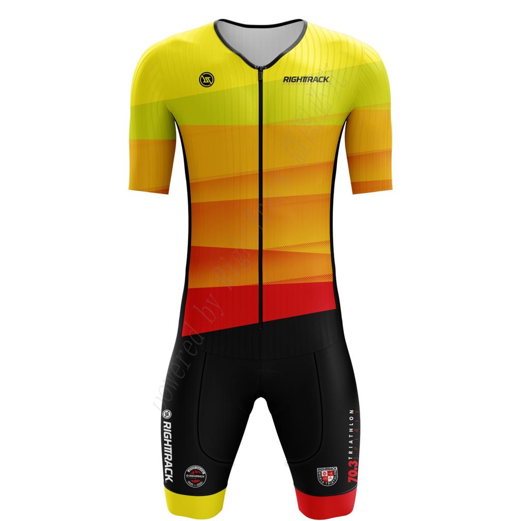 Summer Breathable Cycling Suit Set 2026 Triathlon Sweatshirt Short Sleeve Cycling Suit Men's Cycling Jumpsuit Mountain Suit Road Speed Suit