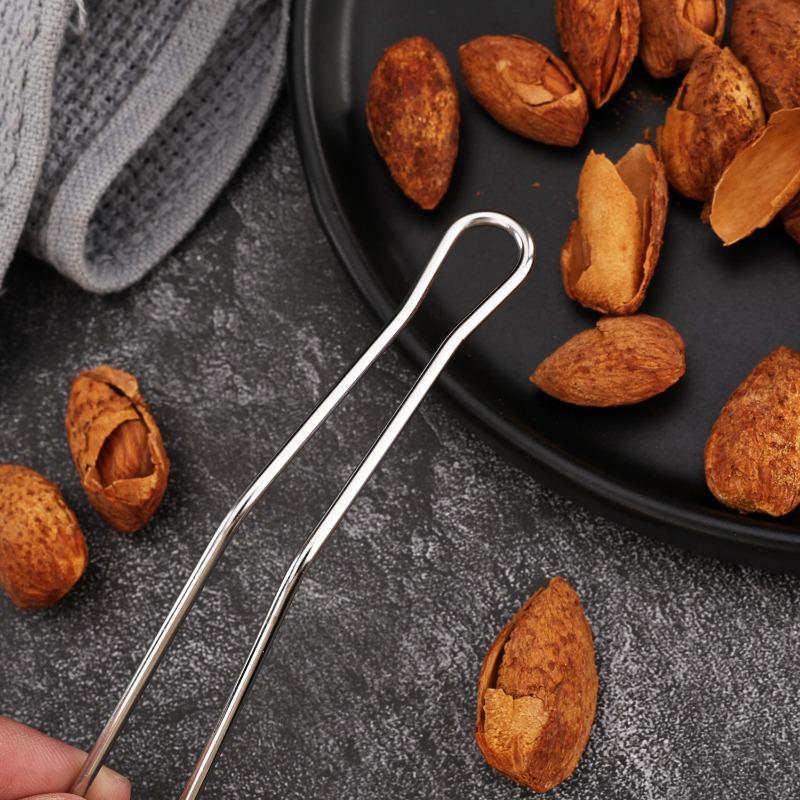 Stainless Steel Apricot Kernel Opener, Manual Apricot Kernel Cracking Tool, Apricot Kernel Peeling, Nut Cracking, Kernel Removal Clip