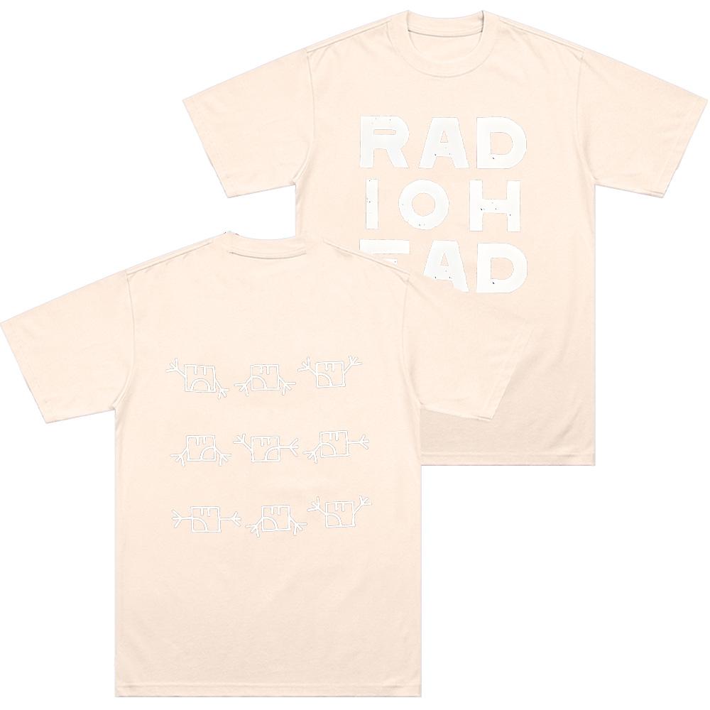 Radiohead Semaphore Tshirt Alternative Rock Band Cotton Long Short Sleeves Unisexs Top Clothing Unisex Unisex Vintage Casual T Shirts