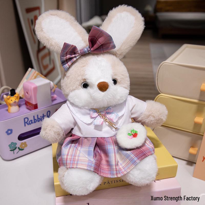 Adorable Rabbit and Puppy Sleep Companion Plush Toy – Free Shipping