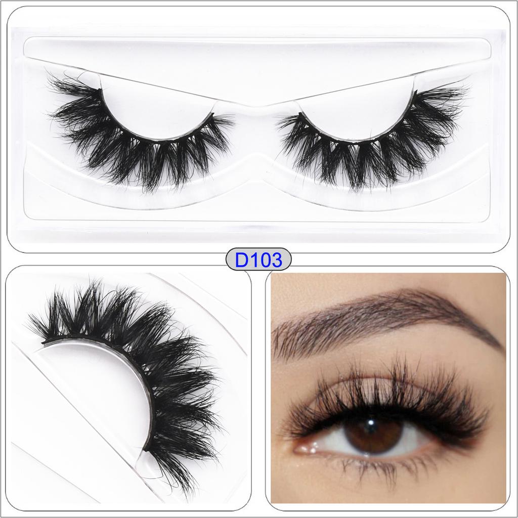 M62 Winged Mink Lashes Fluffy 3D Mink Eyelashes Natural Long Mink False Eyelashes Extension Mink Eyelashes Beauty Makeup Lashes