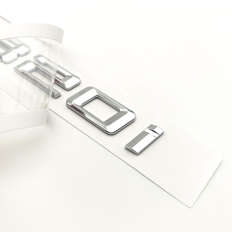 3D ABS Black Logo 316d 318d 325d 328d 330d 320d Emblem Letters Sticker Car Trunk Badge For E90 E46 E36 F30 F31 Accessories
