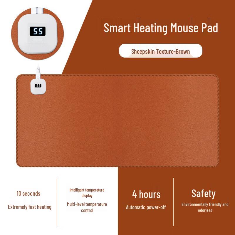 

Heated Desk Mat with Mouse Pad Function 60*36cm