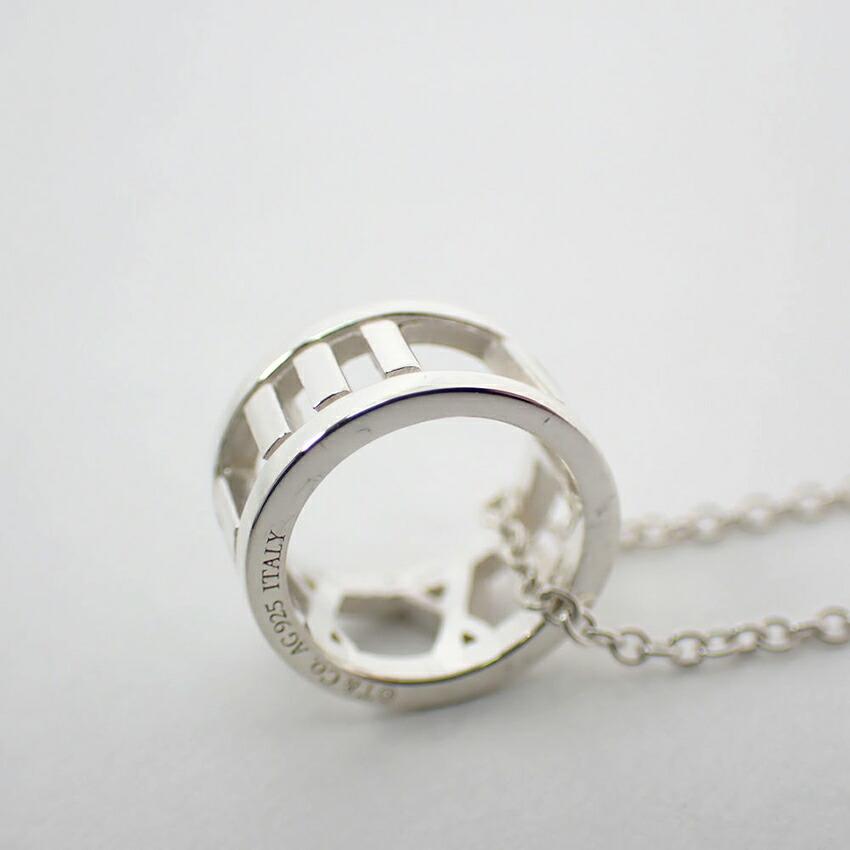 [Pre-owned] TIFFANY/Tiffany 925 Open Atlas Pendant/Necklace/j32-52