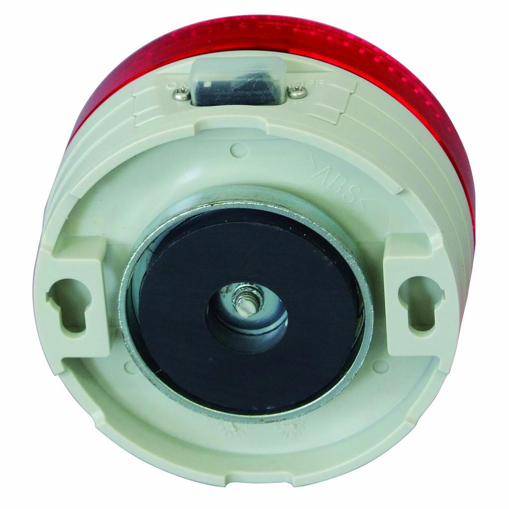 Nichido Industries Battery-Operated LED Rotating Light, Nico UFO, Red, Always On, NU-AR