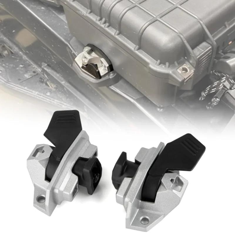 1Pair Black/Silver Quick Release Latch Fasteners Kit 715001707 715008044 715008045 for Can-Am Outlander 650 1000 15-19 Ski-Doo