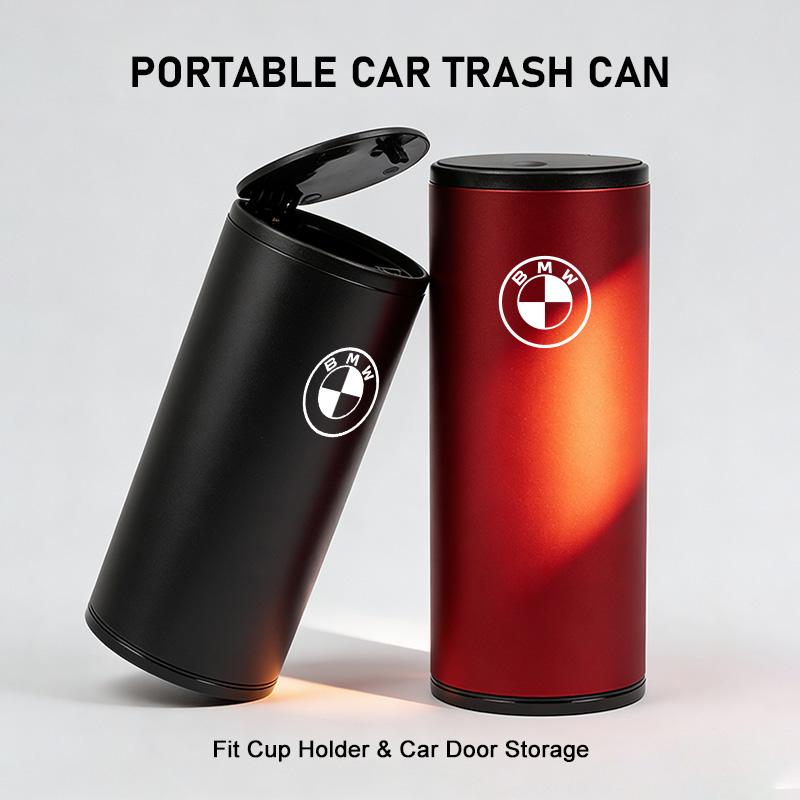 Aluminum Alloy Car Cup Holder Trash Can Ashtray For BMW M3 M4 M5 G42 G30 G20 E39 E36 E87 E53 F44 F07 F34 G15 G16 G23 G22 F30 F20