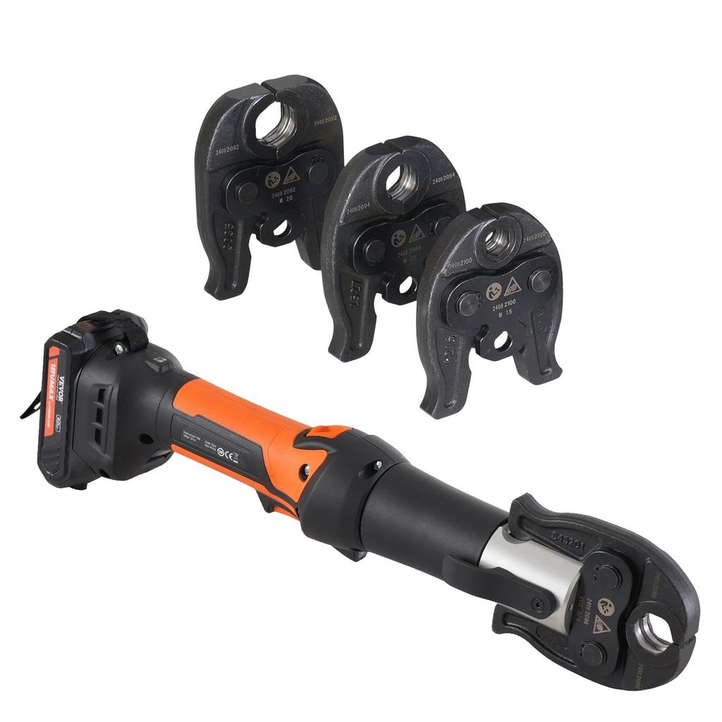 Pro Press Werkzeug Rohrkrimp-Kit Presswerkzeug Akku-Kit M15 M22 M28 Backe
