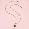 Natural Stone Star Shaped Pendant For Women Necklaces Jewelry Gifts Pentagram Star Pink Crystal Chakra Nature Stone Necklace 1PC