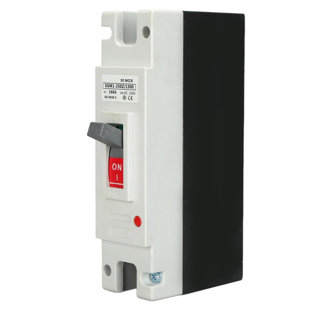 Întrerupător DC 1P Carcasă turnată MCCB Comutator baterie solară 160A pentru energie eoliană