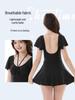 2025 New Style High-End One-Piece Swimsuit: Quick-Drying, High Elasticity, Conservative Fit for Plus-Size Girls